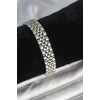 Mey İthalat® 316L Çelik 12 mm Kalınlıkta Gümüş Renkli Erkek Bileklik
