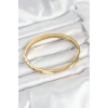Mey İthalat® 316L Çelik Gold Renk 65 mm Kadın Kelepçe Bileklik