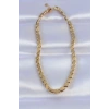 Mey İthalat® 316L Çelik Gold Renk Arpa Model Kolye