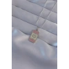 Mey İthalat® 316L Çelik Gümüş Renk Pembe Mineli Ay Figür Tarot Kolye