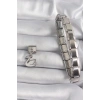 Mey İthalat® 316L Çelik Gümüş Renk Sallantı Beyaz Kuğu Model Nomination Charm