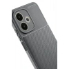 Mey İthalat®   A5 Pro 4G Kılıf Auto Focus Karbon Kapak - Gri