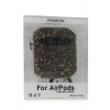 Mey İthalat®  Airpods 2 (2.nesil) Mira Taşlı Kılıf - Siyah