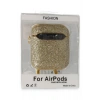 Mey İthalat®  Airpods 2 (2.nesil) Spell Simli Kılıf - Gold