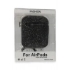 Mey İthalat®  Airpods 2 (2.nesil) Spell Simli Kılıf - Siyah