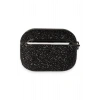 Mey İthalat®  Airpods Pro 2 (2.nesil) Spell Simli Kılıf - Siyah