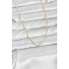 Mey İthalat® CM 14K Gold Renk Burgu Model 60 cm Kadın Kolye