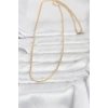 Mey İthalat® CM 14K Gold Renk Dolgun Zincir Model 60 cm Kadın Kolye
