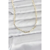 Mey İthalat® CM 14K Gold Renk Gemici Zincir Model 60 cm Kadın Kolye
