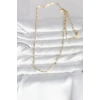 Mey İthalat® CM 14K Gold Renk İnce Ataç Zincir Model 60 cm Kadın Kolye