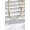 Mey İthalat® CM 14K Gold Renk Kalın Zincir Model 60 cm Kadın Kolye