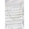 Mey İthalat® CM 14K Gold Renk Pirinç Ataç Zincir 60 cm Kadın Kolye