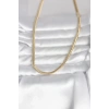 Mey İthalat® CM 14K Gold Renk Yassı Yılan Zincir Model 45 cm Kadın Kolye