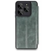 Mey İthalat®  General Mobile Era 30 Kılıf Flip Cover - Koyu Yeşil