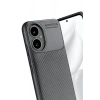 Mey İthalat®  Honor 400 Kılıf Auto Focus Karbon Kapak - Gri