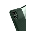 Mey İthalat®  Honor 400 Kılıf Auto Focus Karbon Kapak - Koyu Yeşil