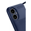 Mey İthalat®  Honor 400 Kılıf Auto Focus Karbon Kapak - Lacivert