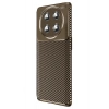 Mey İthalat®  Honor Magic 7 Lite Kılıf Auto Focus Karbon Kapak - Kahverengi