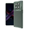 Mey İthalat®  Honor Magic 7 Lite Kılıf Auto Focus Karbon Kapak - Koyu Yeşil