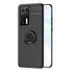 Mey İthalat®  Huawei P40 Kılıf Range Yüzüklü Silikon - Siyah