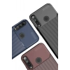 Mey İthalat®  Huawei P40 Lite E Kılıf Auto Focus Karbon Kapak - Kahverengi