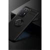 Mey İthalat®  Huawei P40 Pro Kılıf Range Yüzüklü Silikon - Siyah