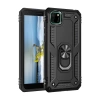 Mey İthalat®  Huawei Y5P Kılıf Sofya Yüzüklü Silikon Kapak - Siyah