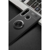 Mey İthalat®  Huawei Y6P Kılıf Range Yüzüklü Silikon - Siyah