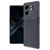 Mey İthalat®  İnfinix Smart 9 Kılıf Auto Focus Karbon Kapak - Lacivert