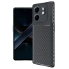 Mey İthalat®  İnfinix Smart 9 Kılıf Auto Focus Karbon Kapak - Siyah