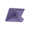 Mey İthalat®  iPad Pro 11 (2024) Kılıf Kalemlikli Hugo Tablet Kılıfı - Mor