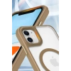 Mey İthalat®  iPhone 11 Kılıf Enka Magsafe Silikon Kılıf - Şeffaf