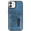 Mey İthalat®  iPhone 11 Kılıf Sara Kartvizitli Deri Kılıf - Lacivert