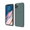 Mey İthalat®  iPhone 11 Pro Kılıf First Silikon - Koyu Yeşil