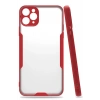 Mey İthalat®  iPhone 11 Pro Kılıf Platin Silikon - Kırmızı