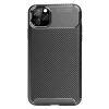 Mey İthalat®   iPhone 11 Pro Max Kılıf Auto Focus Karbon Kapak - Siyah