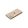 Mey İthalat®  iPhone 11 Pro Max Renkli Kamera Lens Koruma Cam - Yeşil-Sarı