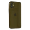 Mey İthalat®  iPhone 12 Kılıf Fly Lens Silikon - Siyah