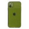 Mey İthalat®  iPhone 12 Kılıf Fly Lens Silikon - Yeşil