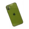 Mey İthalat®  iPhone 12 Kılıf Fly Lens Silikon - Yeşil