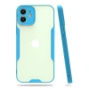 Mey İthalat®  iPhone 12 Kılıf Platin Silikon - Mavi