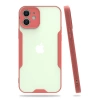 Mey İthalat®  iPhone 12 Kılıf Platin Silikon - Pembe
