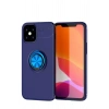 Mey İthalat®  iPhone 12 Mini Kılıf Range Yüzüklü Silikon - Mavi