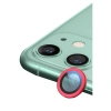 Mey İthalat®  iPhone 12 Mini Raze Metal Kamera Lens - Kırmızı