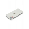 Mey İthalat®  iPhone 12 Mini Renkli Kamera Lens Koruma Cam - Pembe-Mavi
