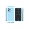 Mey İthalat®  iPhone 12 Pro Kılıf Optimum Silikon - Sky Blue