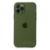 Mey İthalat®  iPhone 12 Pro Max Kılıf Fly Lens Silikon - Yeşil