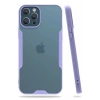Mey İthalat®  iPhone 12 Pro Max Kılıf Platin Silikon - Lila