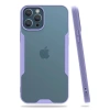 Mey İthalat®  iPhone 12 Pro Max Kılıf Platin Silikon - Lila