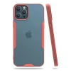 Mey İthalat®  iPhone 12 Pro Max Kılıf Platin Silikon - Pembe
